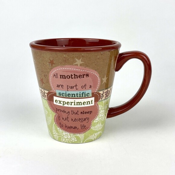 Square One Jessica Flick Mother's Sleep Isn't Necessary Funny Coffee Mug Cup - Picture 1 of 6